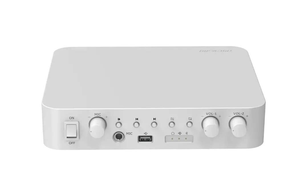 Hikvision DS-QAE1A80G1-VB 2-Zone Network Amplifier 80W Volt/OHM