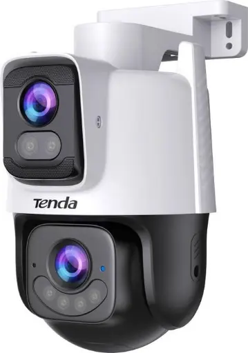 [CH9-WCA] Tenda CH9-WCA Dual-Lens Pan/Tilt Wi-Fi 3MP+3MP Color Outdoor SD Card Two-Way audio