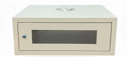 [Economy Rack 4U Lite] Economy Rack 4U Lite Glass Door with Lock + Fan + PDU