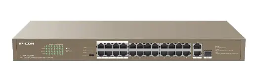 [F1126P-24-250W] IP-COM 24FE+2GE/1SFP Unmanaged Switch With 24-Port PoE